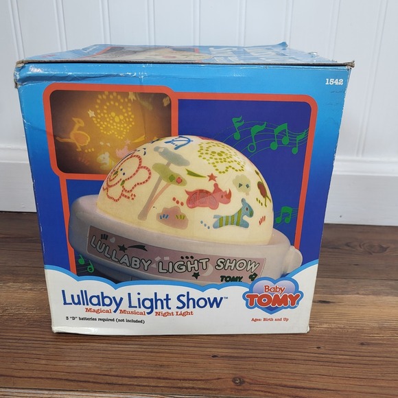 Vintage 1987 TOMY LULLABY LIGHT SHOW MUSICAL & PROJECTION BABY NIGHT LIGHT WBOX - Picture 14 of 17